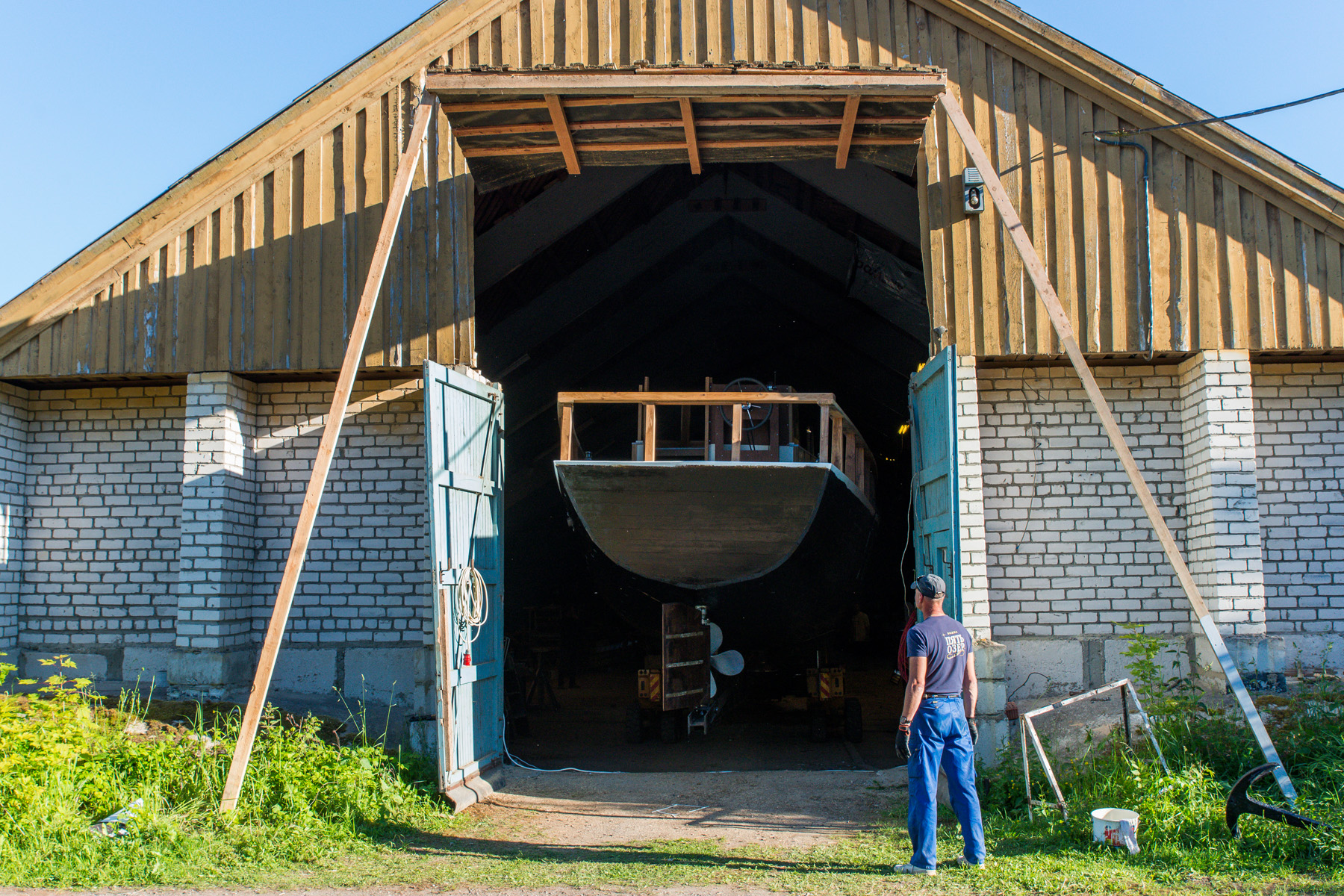 20150628-Lestalaev-049.jpg - 28.06.2015 Lestalaeva vedu Laukalt Kärdla sadamasse. Foto Mart Mõniste